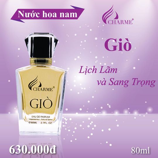 Nước hoa Charme Giò 80ml